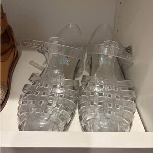 Jeffrey Campbell Clear Jelly Sandals